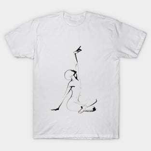 Ballet Dance Drawing T-Shirt